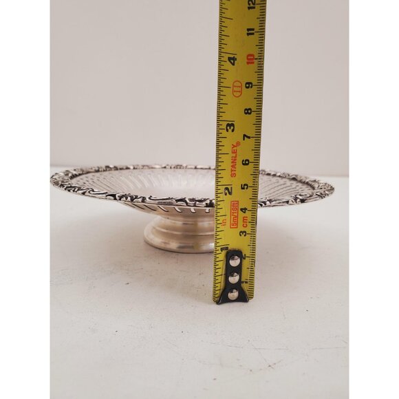 Vintage copper Plate , small copper Plate , Carved Trincket Plate , Carved - Picture 10 of 10